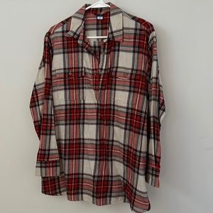 Plaid blouse